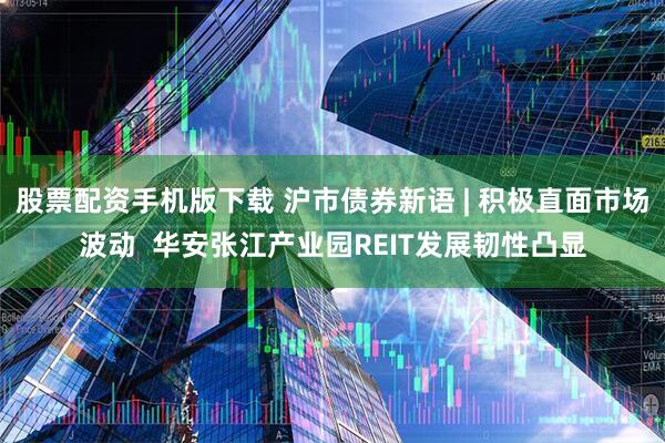 股票配资手机版下载 沪市债券新语 | 积极直面市场波动  华安张江产业园REIT发展韧性凸显