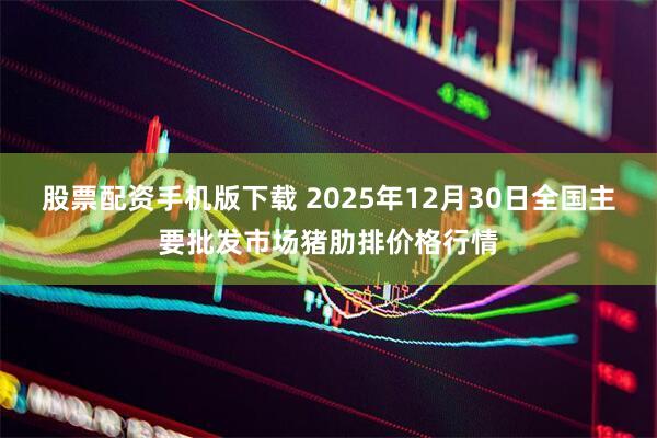 股票配资手机版下载 2025年12月30日全国主要批发市场猪肋排价格行情
